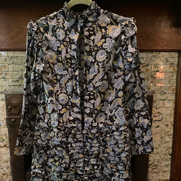 Robert Rodriguez Nikita Black Floral Dress (BNWT) - Picture 6 of 8